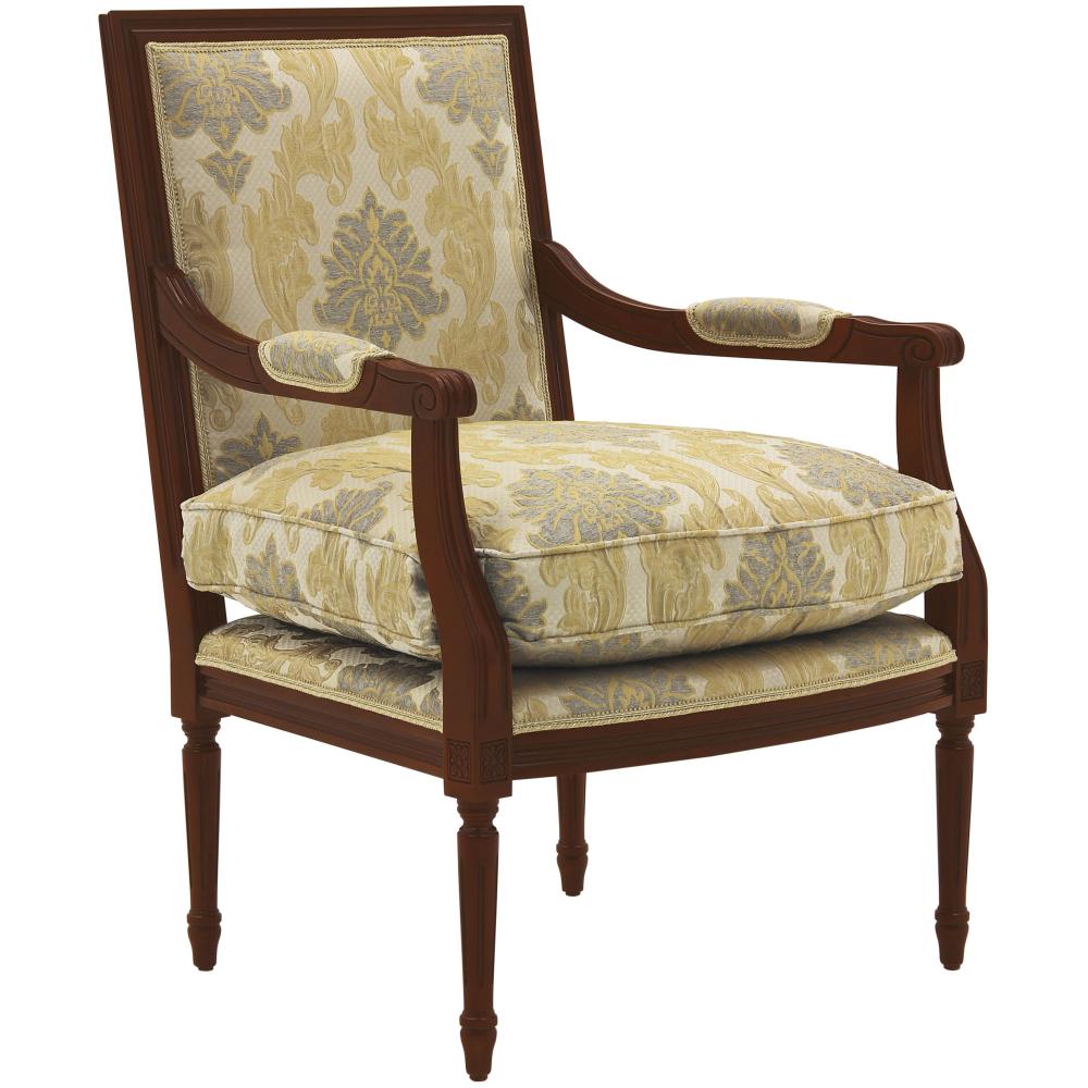 fotel nabytok elegantny dreveny ram elegantny klasicky barokovy bukuket farba z ryhovany hnedy luxusny vila tmavo hnedy pohodlny balaton zamocky nabytok calunicky.jpg